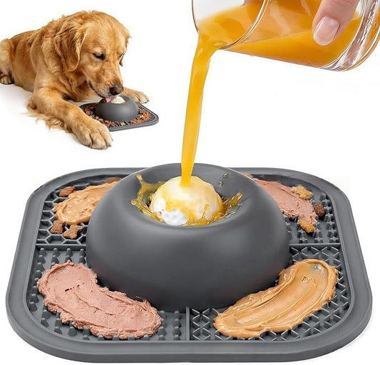Slow Feeder Suction Pet Licking Bowl